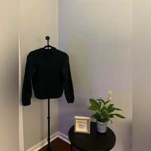 Forest green knit sweater